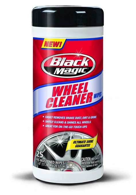 Midnight black magic wheel cleaner